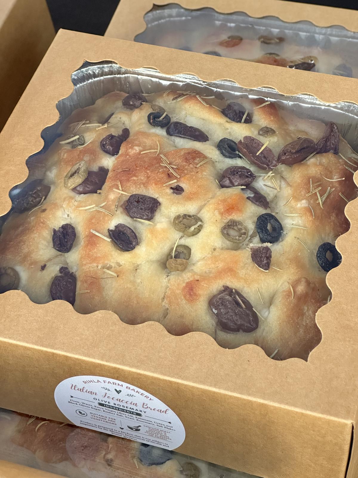 Olive & Rosemary Focaccia